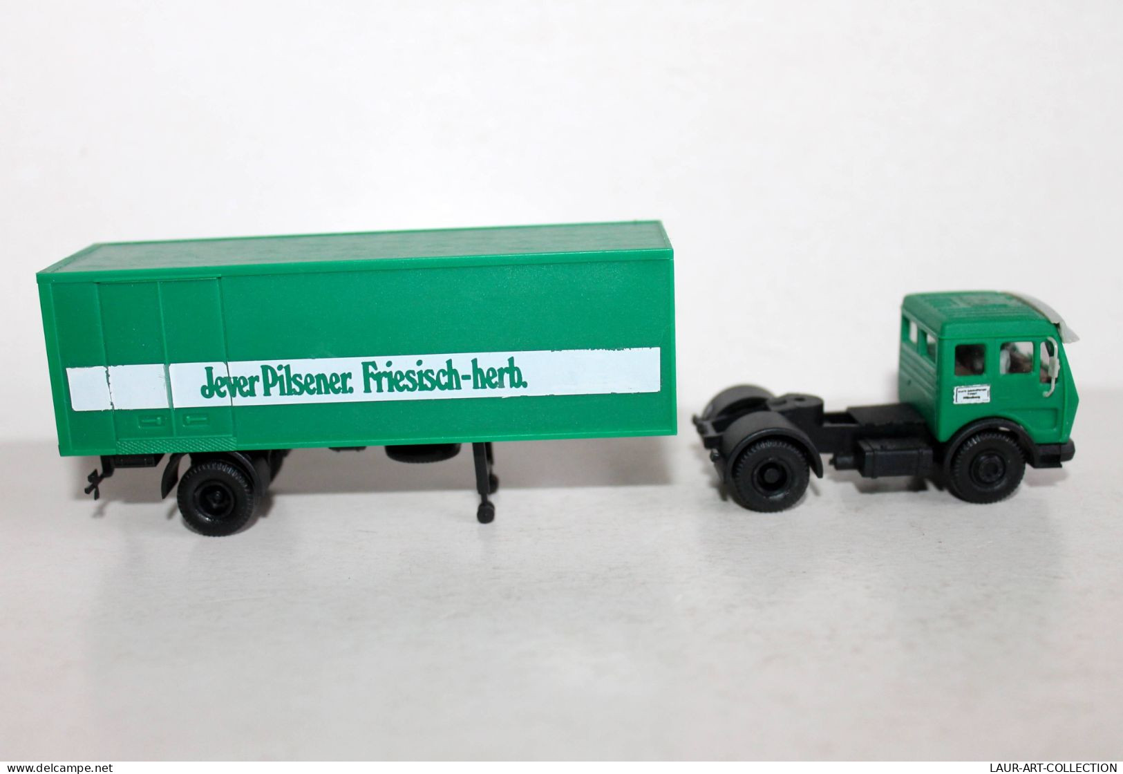 CAMION, POIDS LOURD 1/87 TRACTEUR MERCEDES + SEMI REMORQUE BIERE JEVER PILSENER - AUTOMOBILE MINIATURE (1712.92) - Massstab 1:87