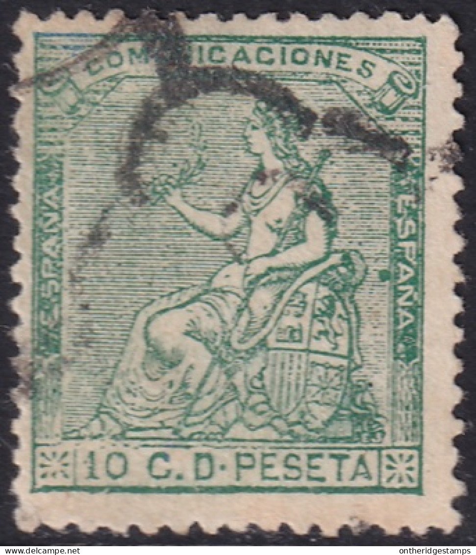 Spain 1873 Sc 193 Espana Ed 133 Used Spider Cancel (Granada) - Oblitérés