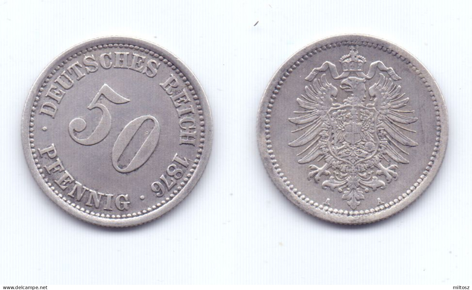 Germany 50 Pfennig 1876 A - 50 Pfennig