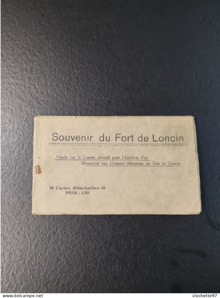 B2073- Fort De LONCIN  Carnet 10 Cartes    MILITARIA - Ans