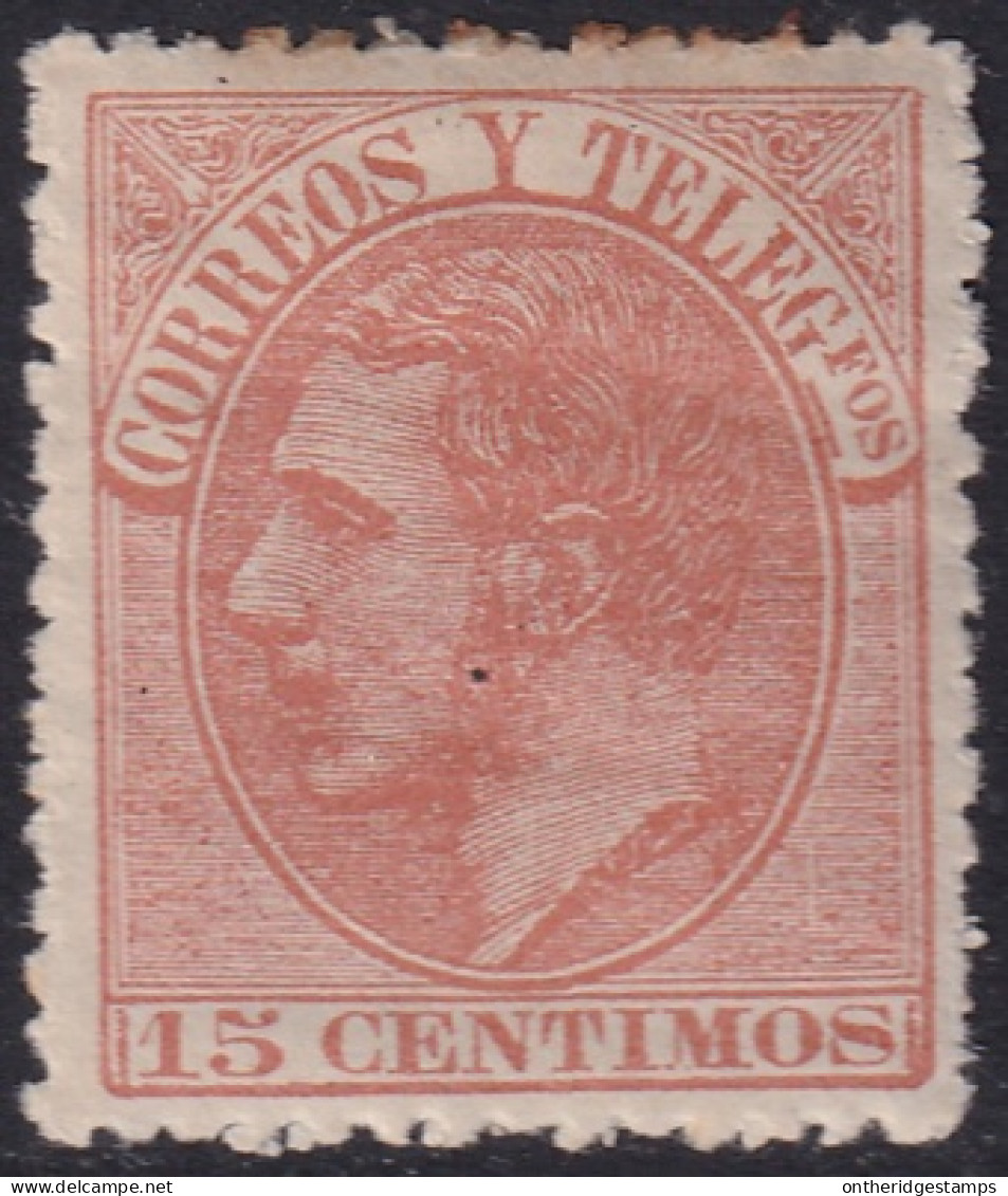 Spain 1882 Sc 252a Espana Ed 210a MH* - Ungebraucht