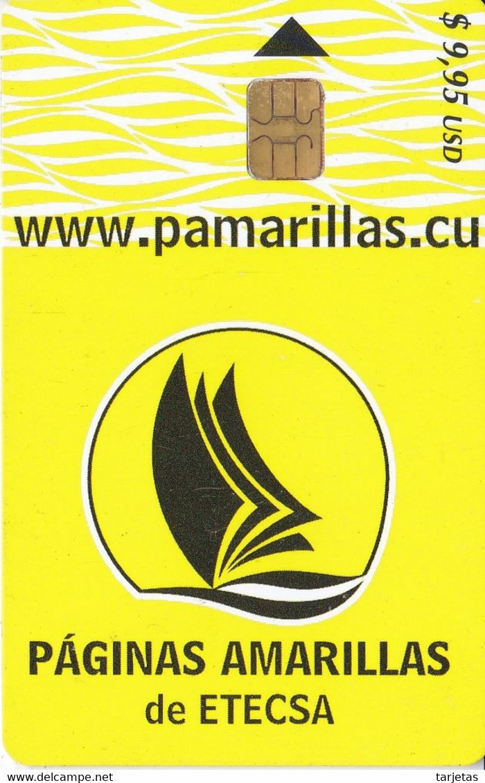 157 TARJETA DE CUBA DE PAGINAS AMARILLAS - Cuba