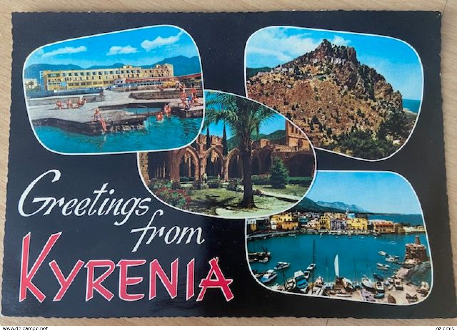 CYPRUS ,GREETINGS FROM ,KYRENIA ,POSTCARD - Chypre