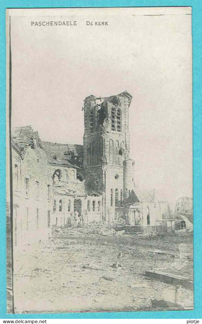 * Passendale - Passchendaele (Zonnebeke) * De Kerk, église, Church, Kirche, Guerre, War, Krieg, Oorlog, Ruines - Zonnebeke