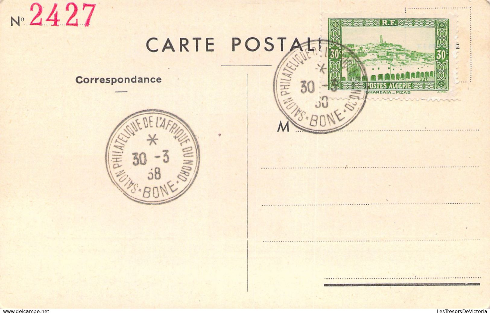 ALGERIE - 1er Salon Propagande Philatélique De L'Afrique Du Nord - Carte Postale Ancienne - Blida