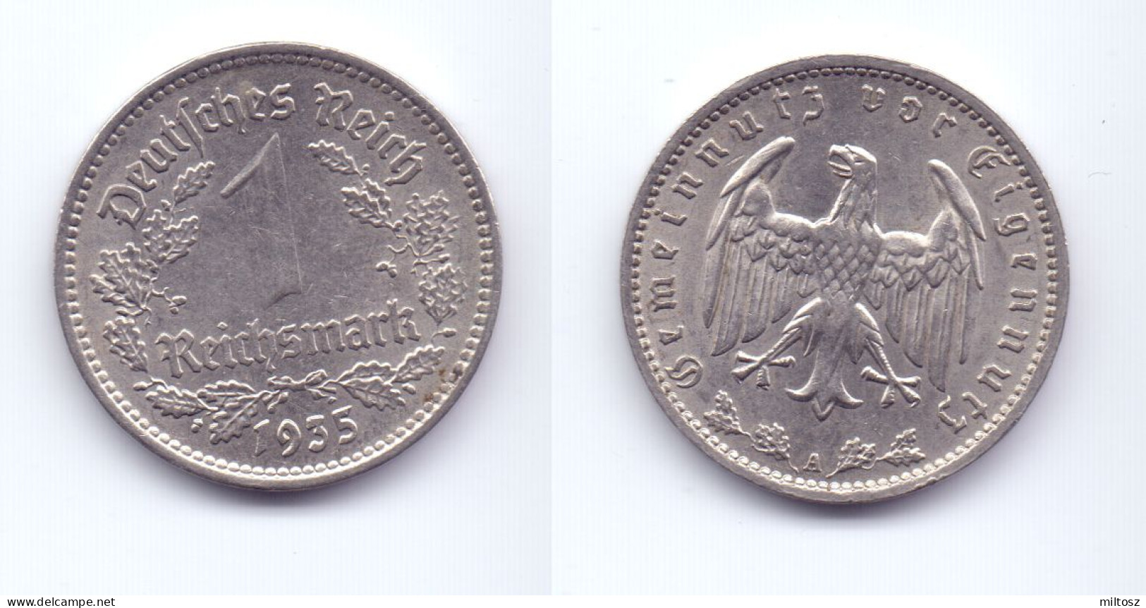 Germany 1 Reichsmark 1935 A - 1 Reichsmark