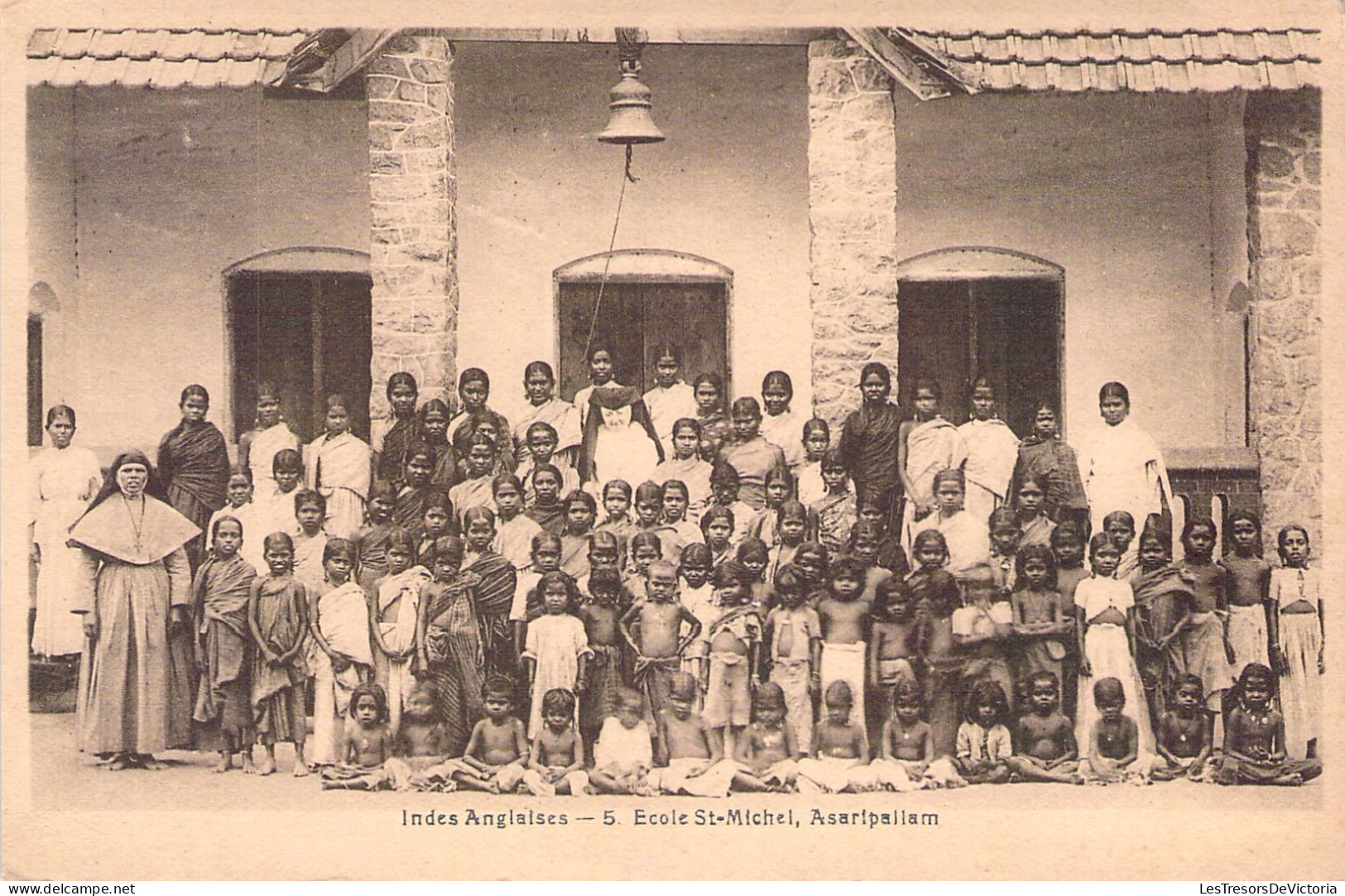 INDE - Indes Anglaises - Ecole St Michel - Asaripallam - Carte Postale Ancienne - India