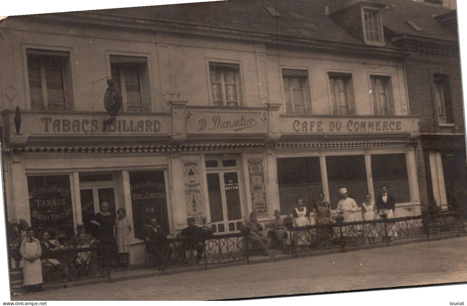 COMMERCE - TABACS BILLARD - Café Du Commerce - D. DUMONTIER à  Forges Les EAUX - Cafes