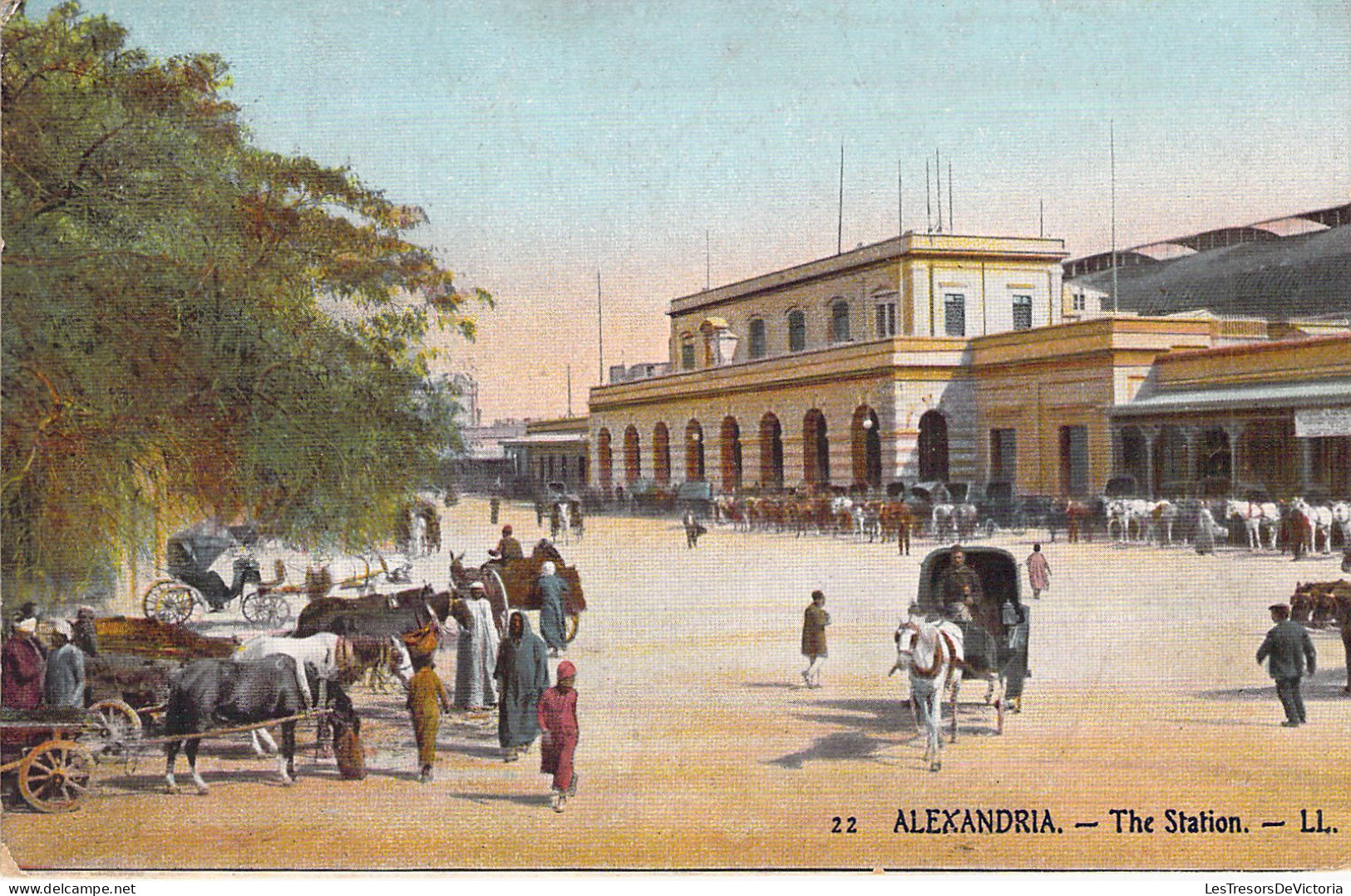 EGYPTE - ALEXANDRIE - The Station - LL - Carte Postale Ancienne - Alexandrië