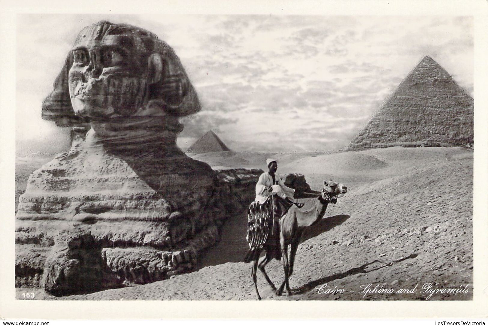 EGYPTE - CAIRO - Sphinx And Pyramids - Carte Postale Ancienne - Le Caire