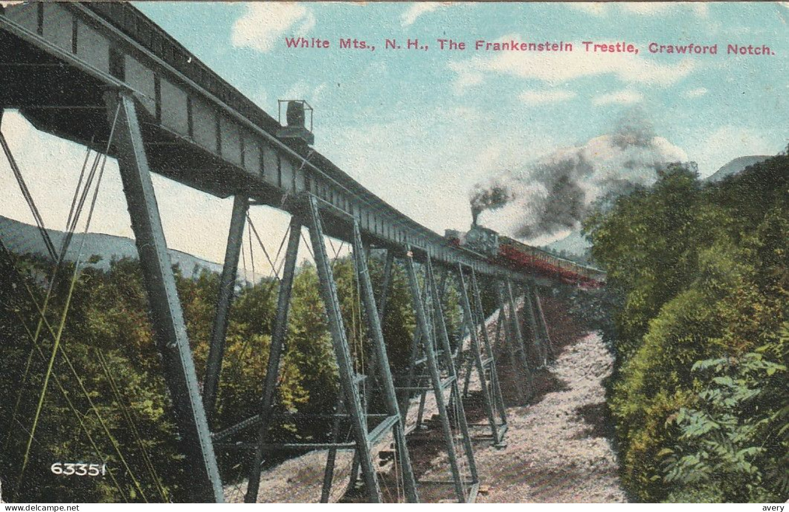 White Mountains, New Hampshire, The Frankenstein Trestle, Crawford Notch - Ouvrages D'Art