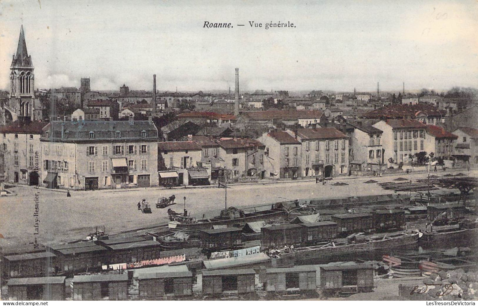 FRANCE - 42 - ROANNE - Vue Générale - Carte Postale Ancienne - Roanne