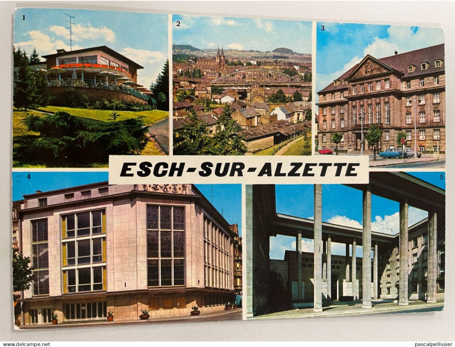 CPSM - LUXEMBOURG - ESCH Sur ALZETTE - Multivues - Timbres à Voir Au Verso - Esch-Alzette