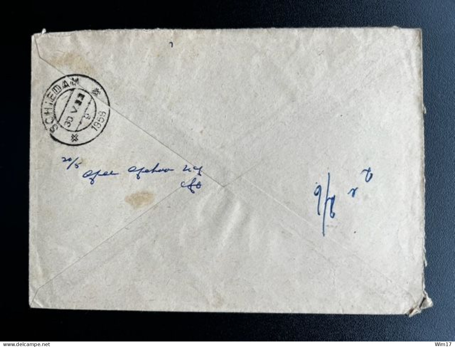 RUSSIA USSR 1959 REGISTERED LETTER BOROVSK TO SCHIEDAM 20-05-1959 SOVJET UNIE CCCP SOVIET UNION - Lettres & Documents