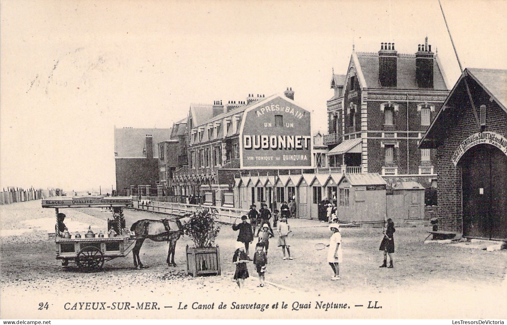 FRANCE - 80 - CAYEUX Sur Mer - Le Canot De Sauvetage Et Le Quai Neptune - Carte Postale Ancienne - Cayeux Sur Mer