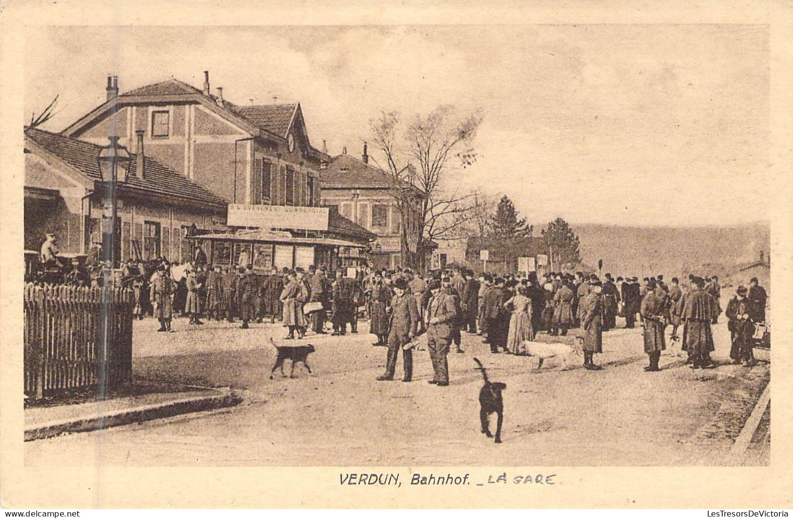 FRANCE - 55 - VERDUN - Bahnhof - La Gare - Carte Postale Ancienne - Verdun