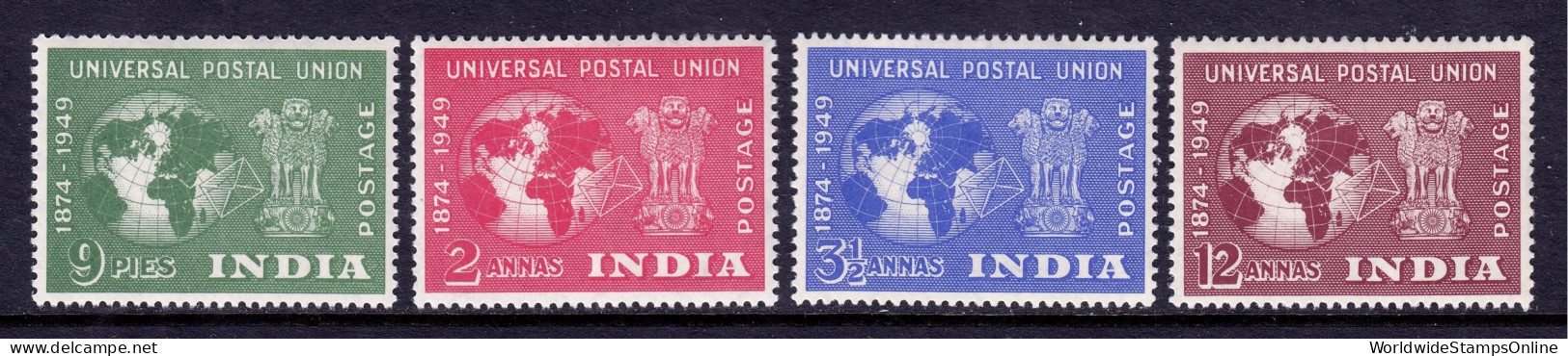 India - Scott #223-226 - MH - SCV $35 - Neufs