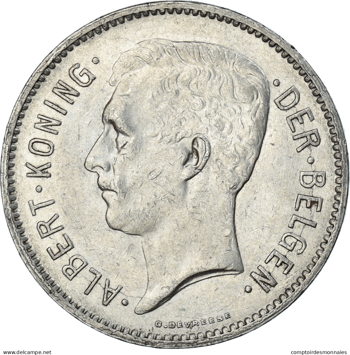 Monnaie, Belgique, 5 Francs, 5 Frank, 1933 - 5 Frank & 1 Belga