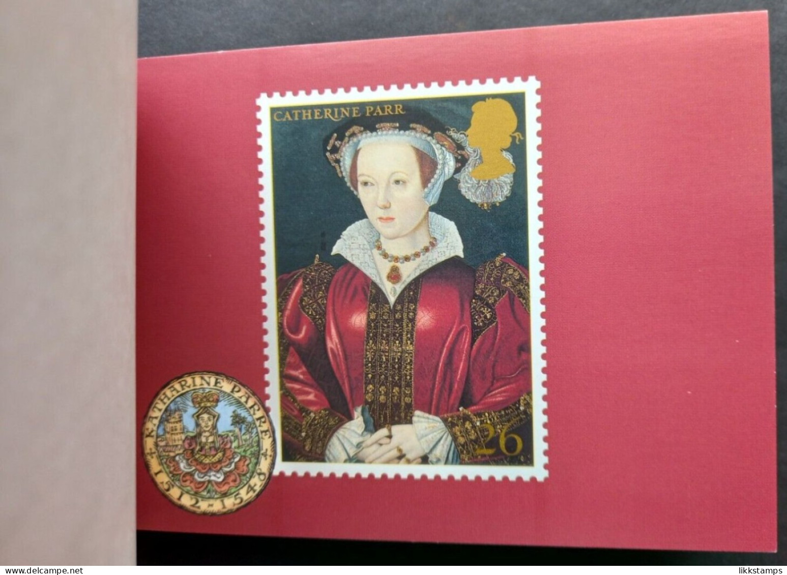 1997 BOOKLET OF 10 POSTCARDS THE GREAT TUDOR & THE SIX WIVES. #02782