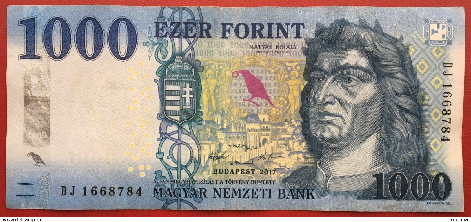 HONGRIE 1000 Forint 2017 P#203 XF - Hongrie