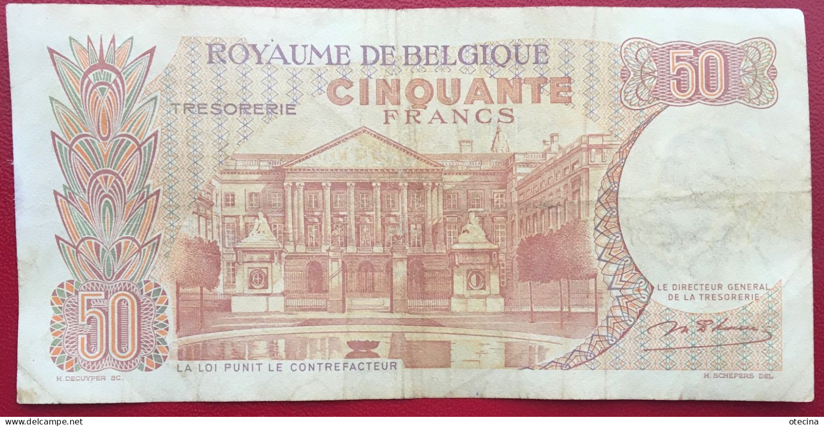 BELGIQUE 50 Francs 16 Mai 1966 P#139 F - 50 Francos