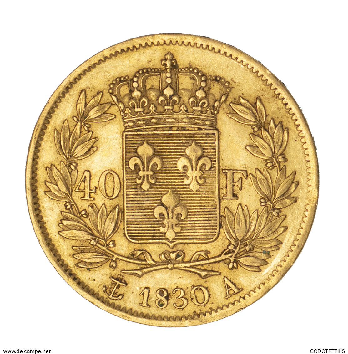 Charles X-40 Francs 1830 Paris - 40 Francs (gold)