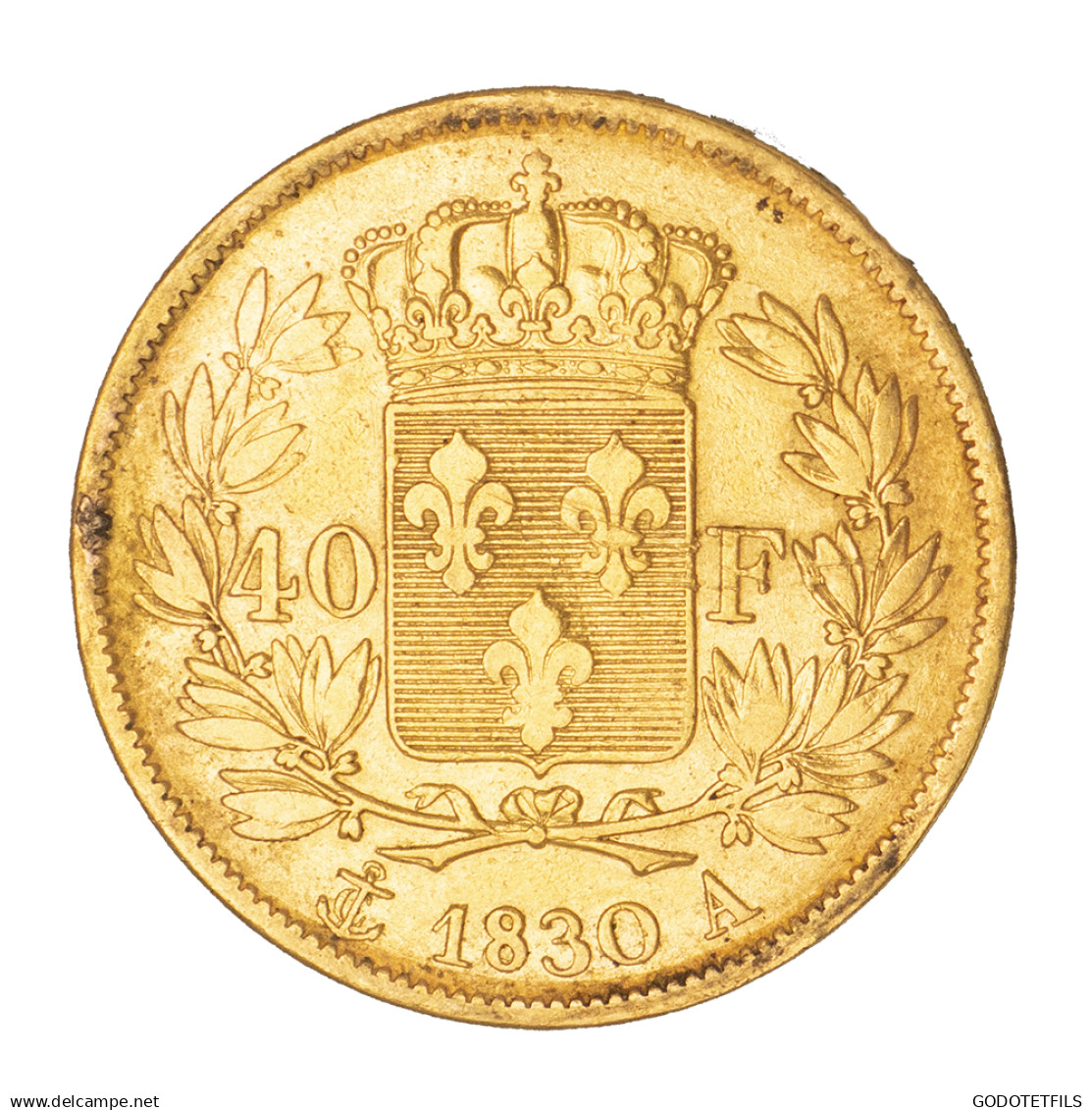 Charles X-40 Francs 1830 Paris - 40 Francs (or)