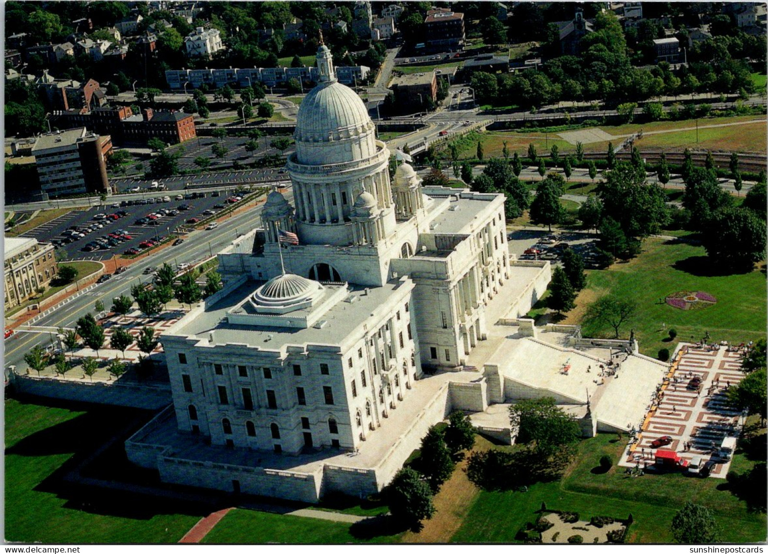 Rhode Island Providence View Of The State House - Providence