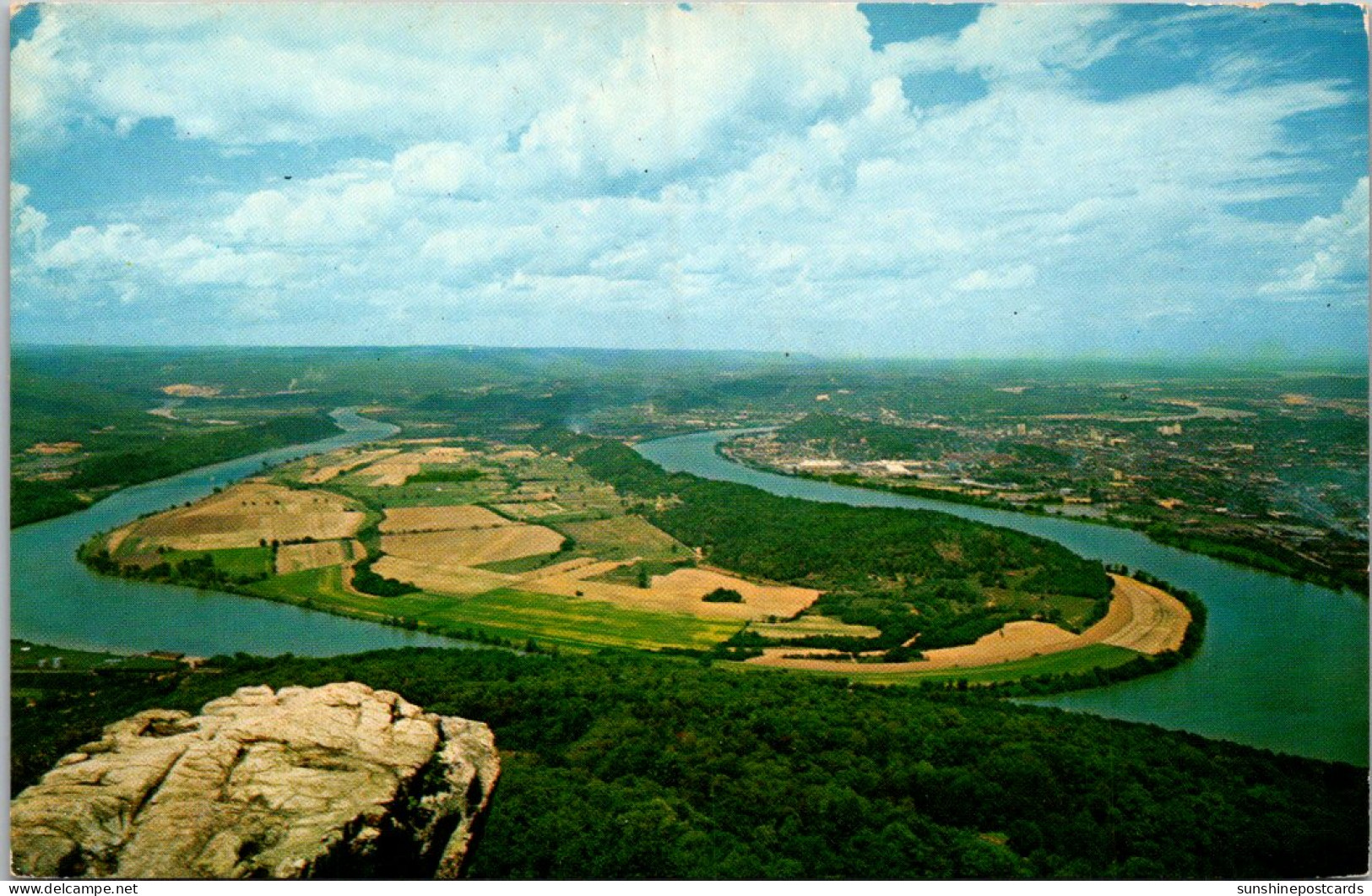 Tennessee Chattanooga Lookout Mountain Moccasin Bend Seen From Lookout Point - Chattanooga