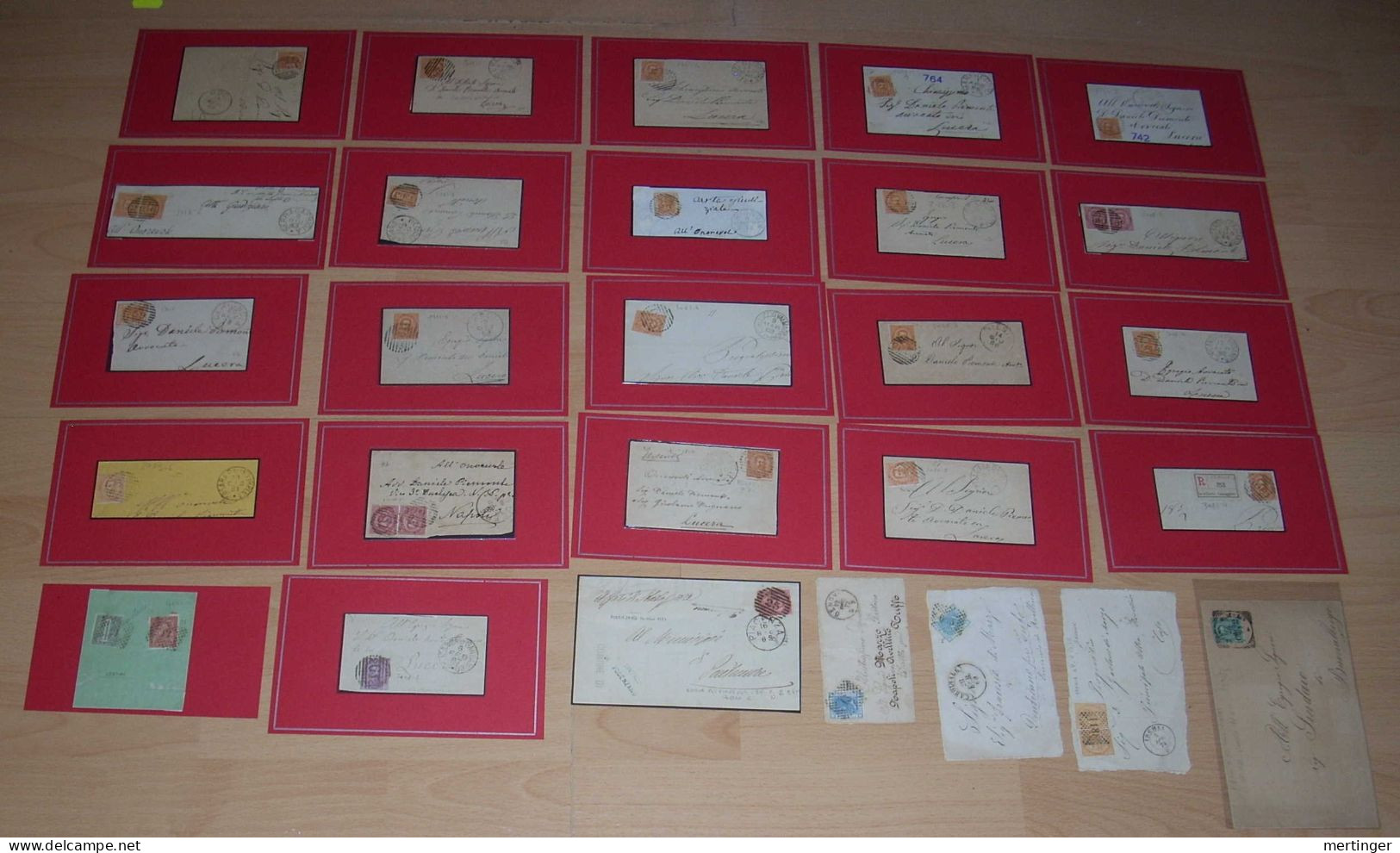 Italy Ca. 1869-1891 Collection Of 29 Cover Fronts With Nice Postmarks - Other & Unclassified