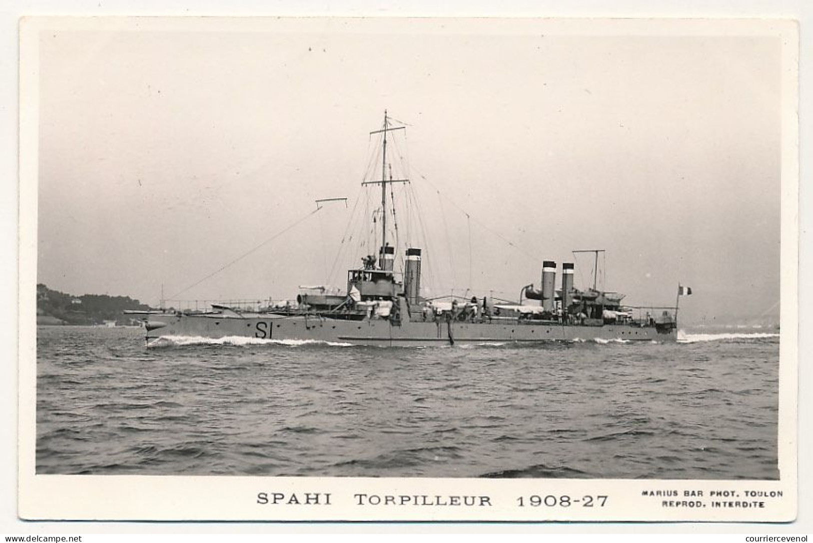 CPM - "SPAHI" Torpilleur 1908/1927 - Guerre