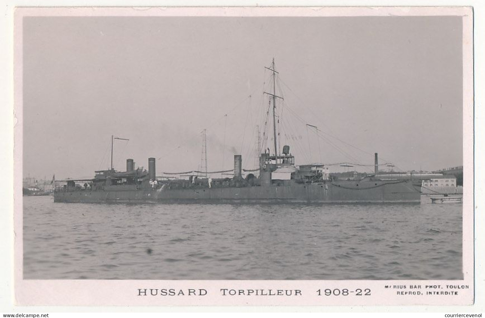 CPM - "HUSSARD" Torpilleur 1908/1922 - Guerre