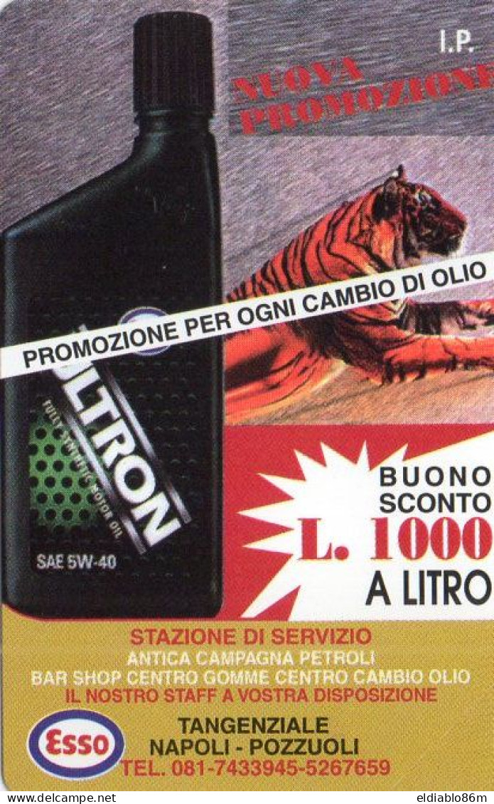 ITALY - MAGNETIC CARD - TELECOM - PRIVATE RESE PUBBLICHE - 239 - ESSO - MINT - Private Riedizioni