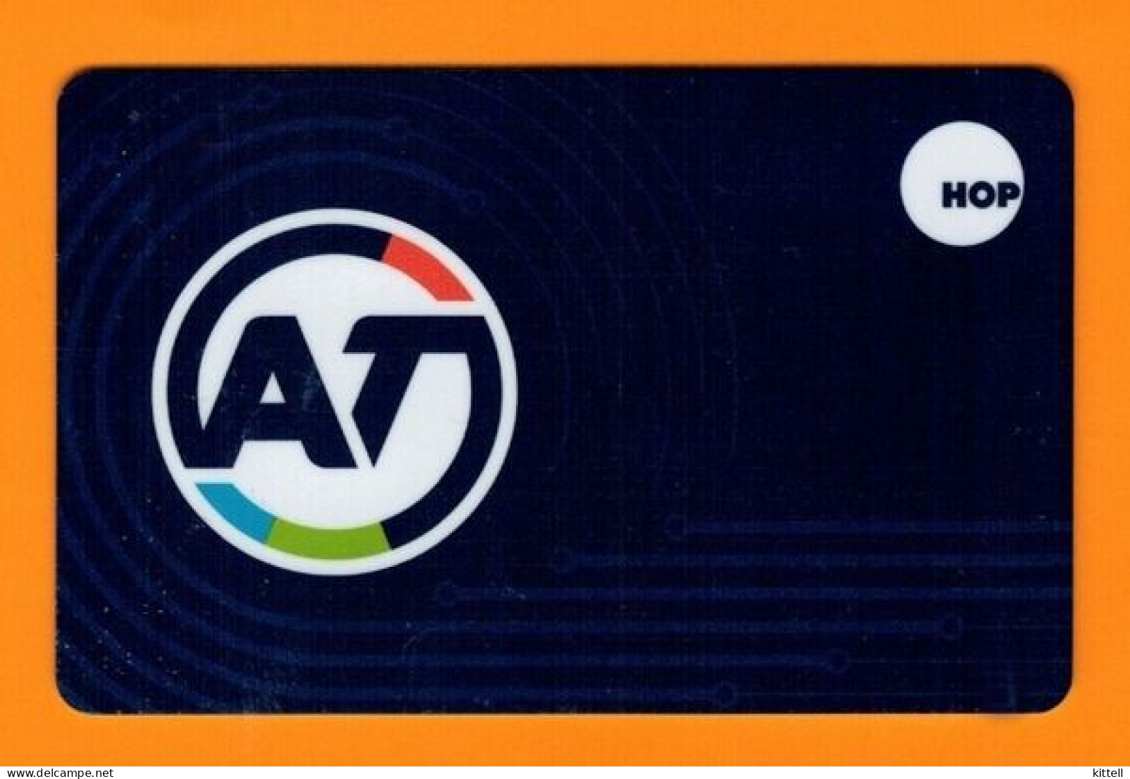 New Zealand Auckland Transport Card AT Hop Card Used (plastic) - Mundo