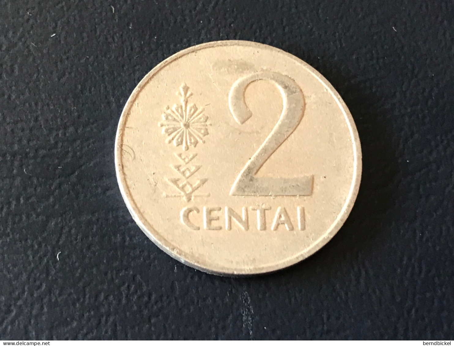 Münze Münzen Umlaufmünze Litauen 2 Centai 1991 - Lituanie