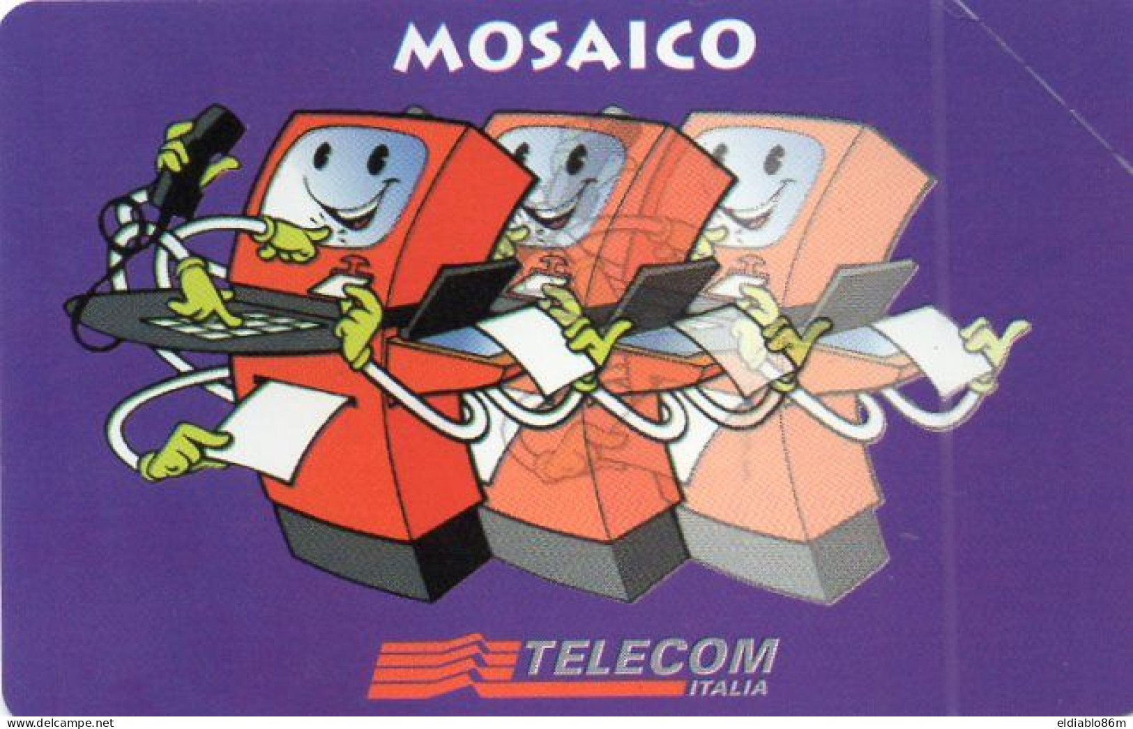 ITALY - MAGNETIC CARD - TELECOM - PRIVATE RESE PUBBLICHE - 252 - MOSAICO TELECOM - TELECOM GENEVA 95 - MINT - Privadas Reediciones