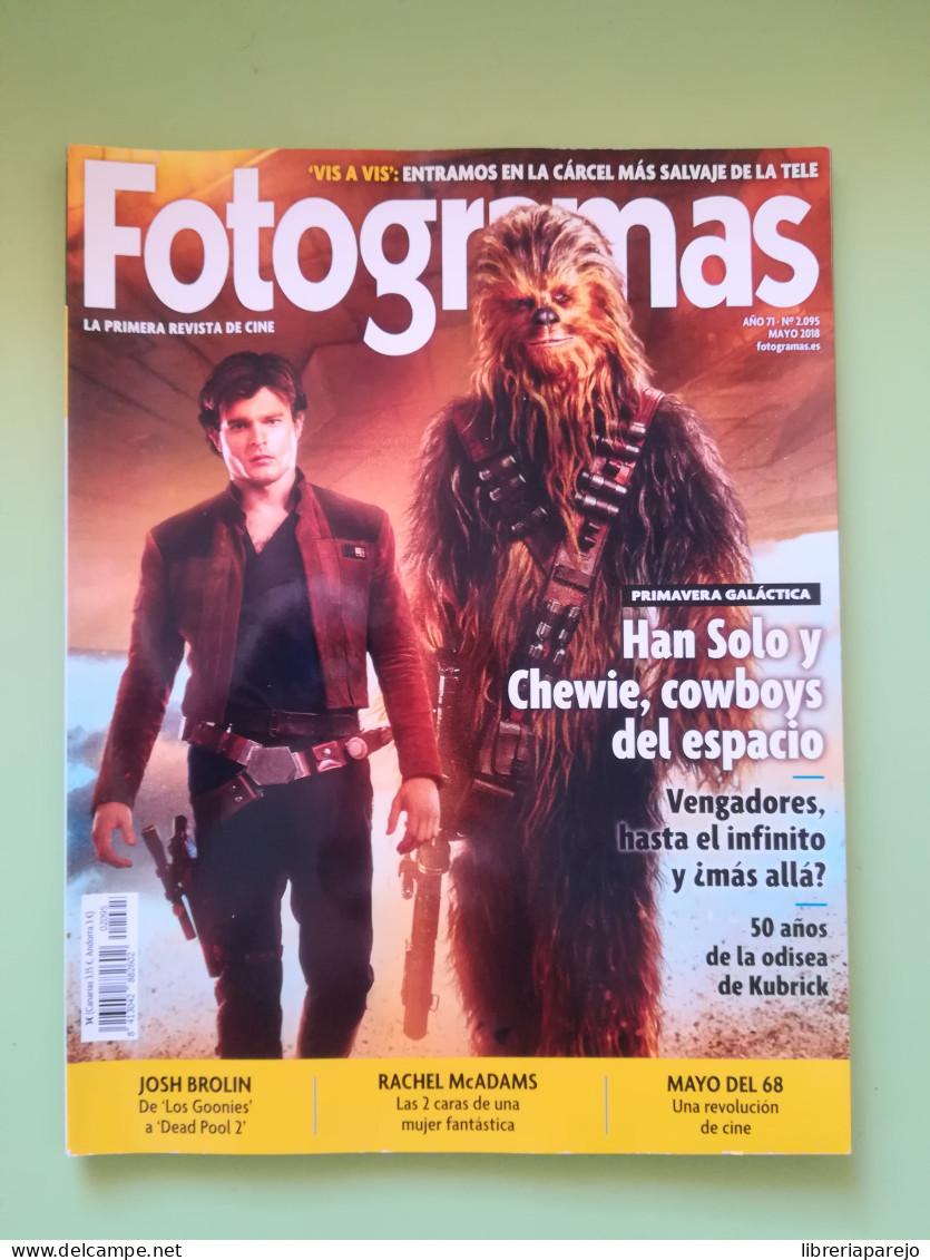 Revista Fotogramas Mayo 2018 Numero 2095 Han Solo Y Chewie Star Wars - Unclassified