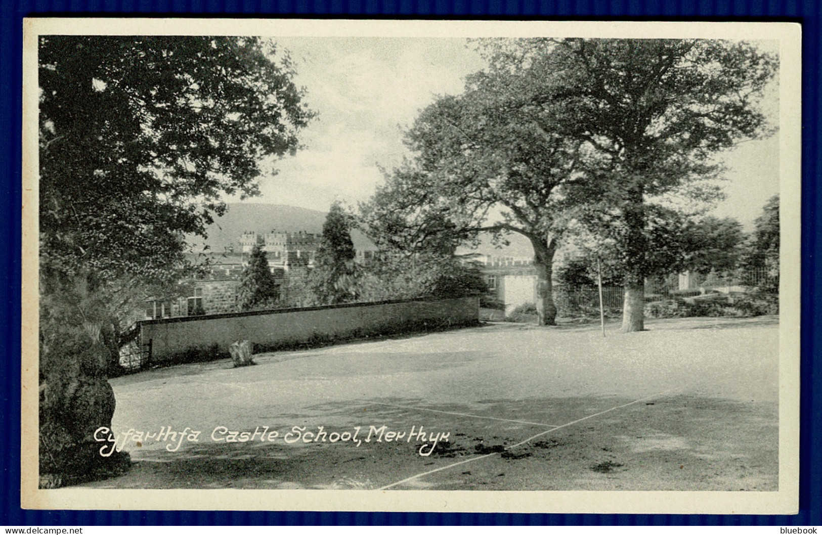 Ref 1603 - Early Postcard - Cyfartha Castle School Gardens Looking Over - MerthyrTydfil - Glamorgan