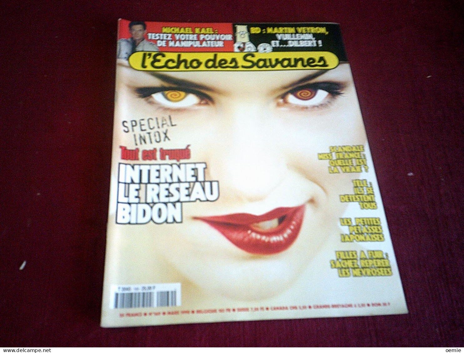 L'ECHO DES SAVANES  N° 169  INTERNET LE RESEAU  BIDON - L'Echo Des Savanes