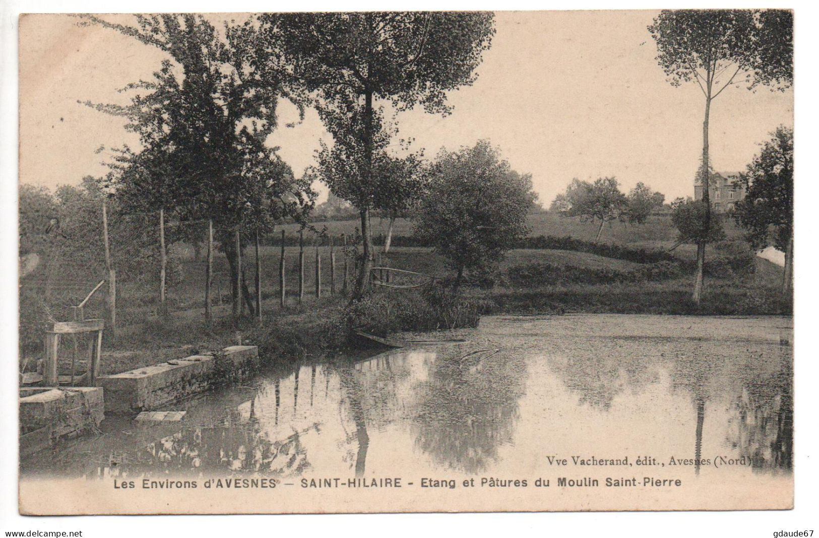 SAINT HILAIRE (59) - ENVIRONS De AVESNES SUR HELPE - ETANG ET PATURES DU MOULIN ST PIERRE - Avesnes Sur Helpe