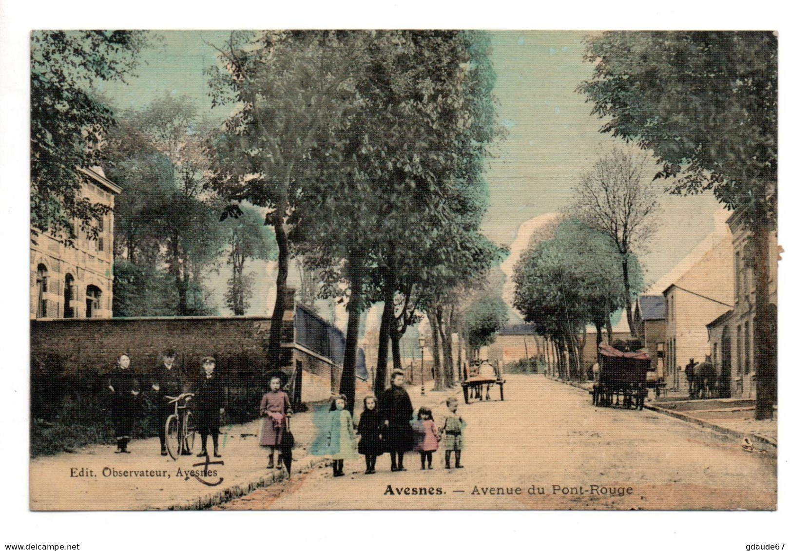 AVESNES SUR HELPE (59) - AVENUE DU PONT ROUGE - Avesnes Sur Helpe