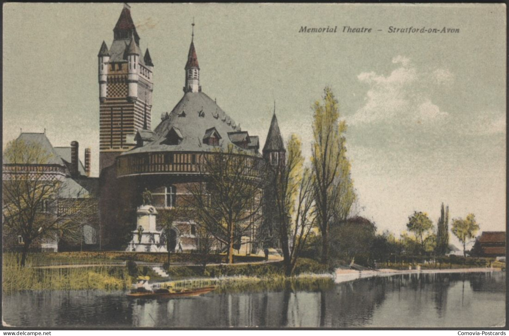 Memorial Theatre, Stratford-on-Avon, C.1910 - Postcard - Stratford Upon Avon