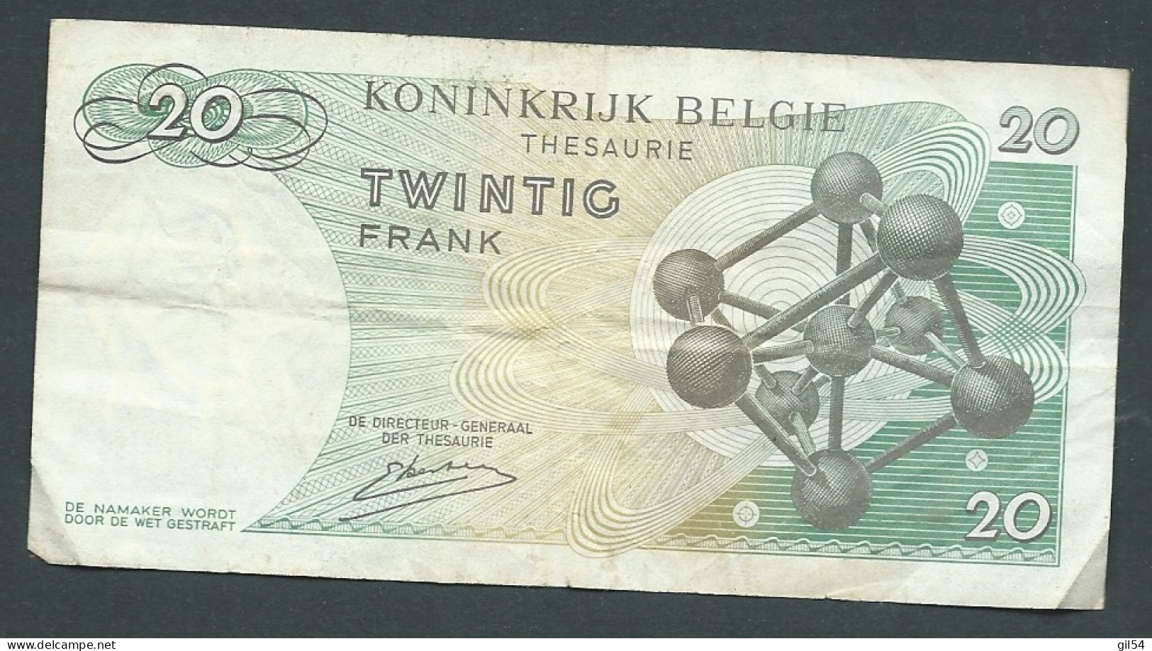 BELGIQUE - BELGIUM - 20 FRANCS - 15.06.1964  - 3Z3437715  Laura 9907 - 20 Franchi