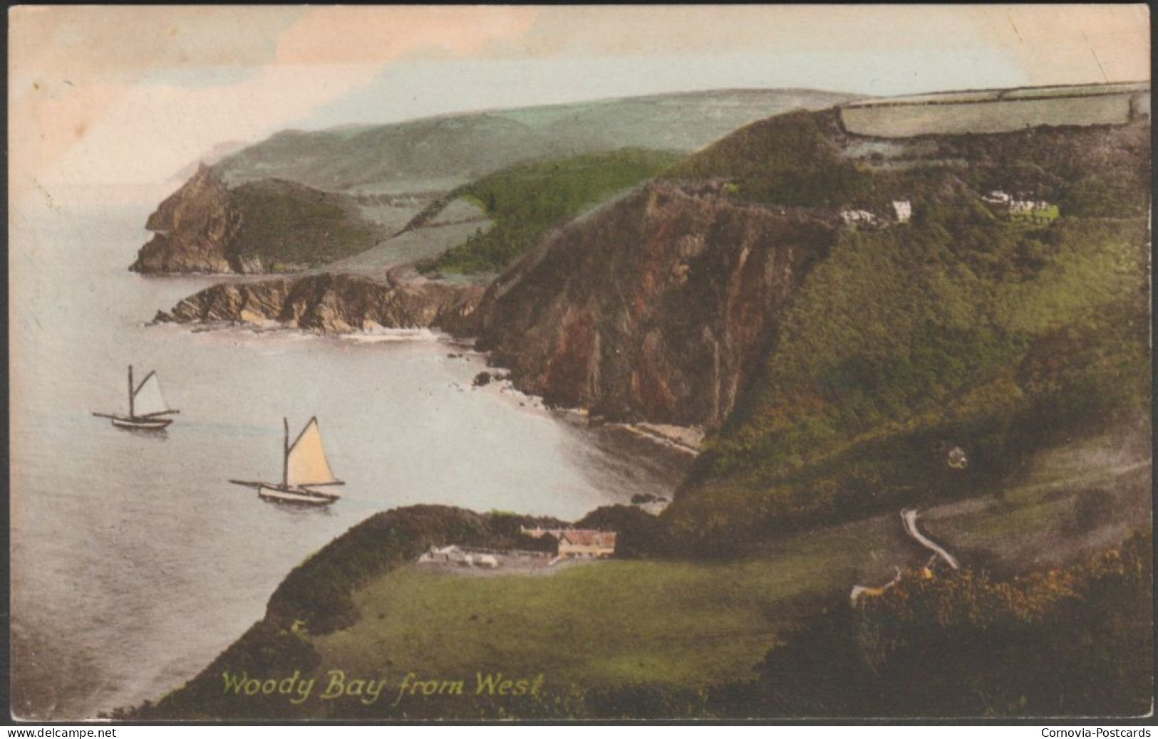 Woody Bay From West, Devon, C.1910s - Frith's Postcard - Lynmouth & Lynton