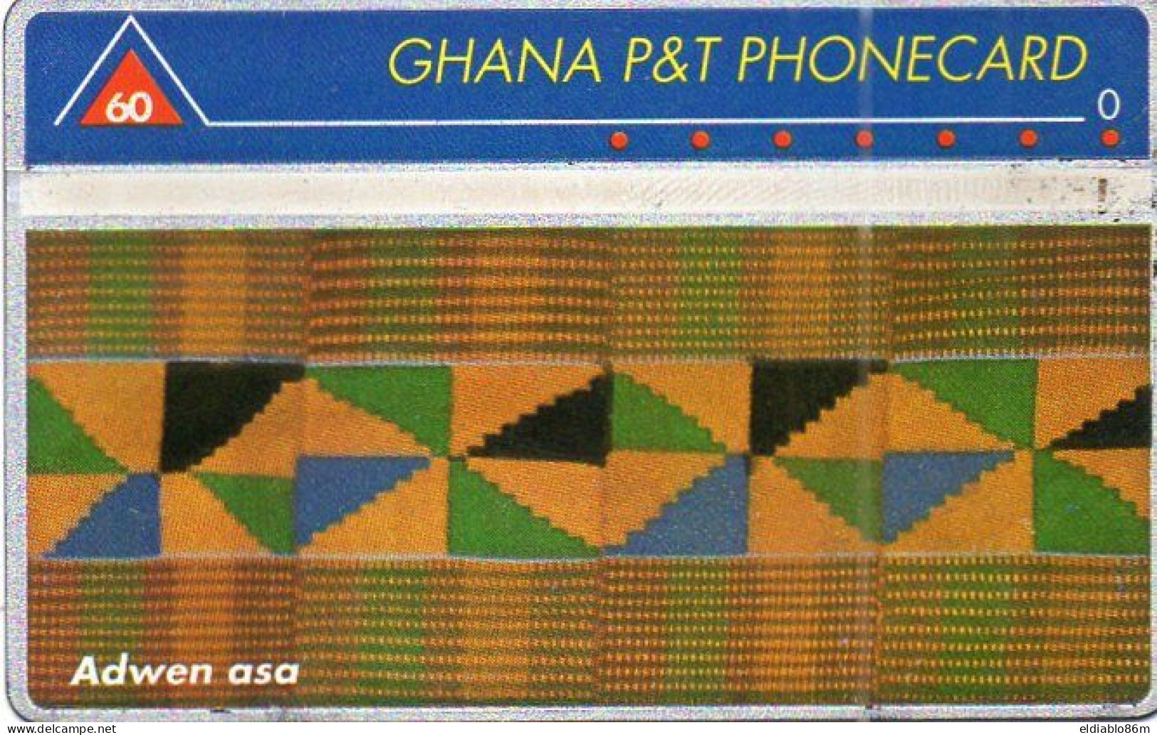 GHANA - L&G - ADWEN ASA - 210B (BACK SCRATCHED) - Ghana