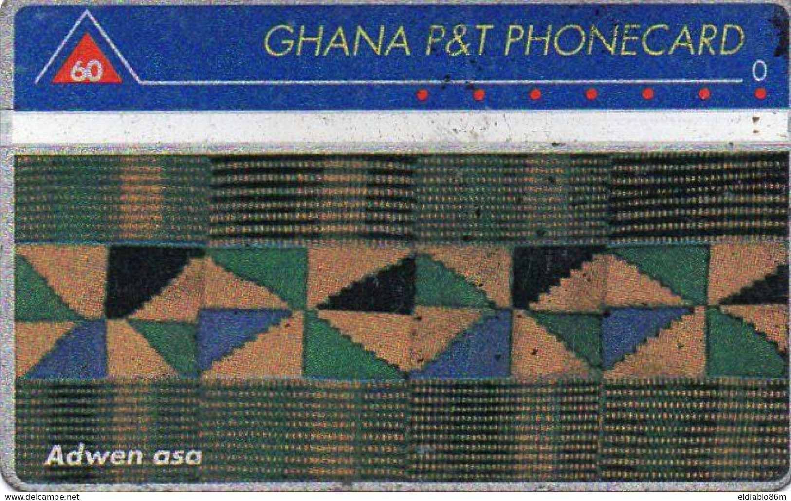 GHANA - L&G - ADWEN ASA - 103B (BACK SCRATCHED) - Ghana