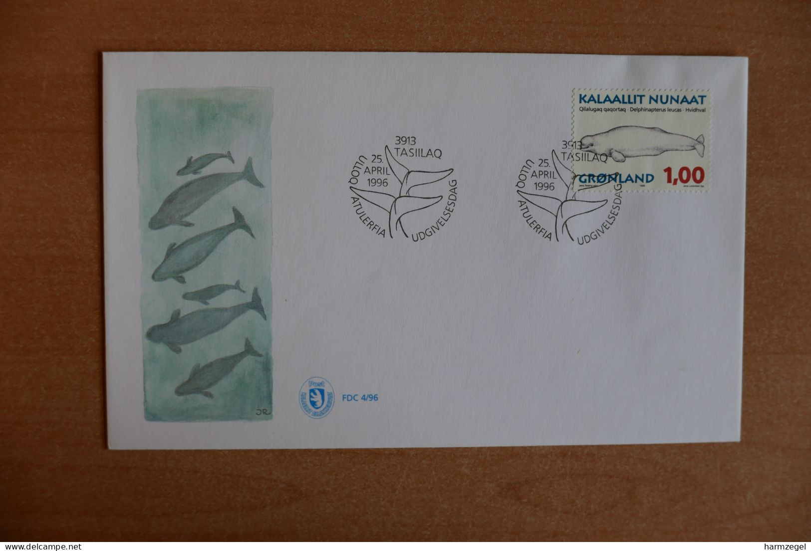 Fdc, Polar, Greenland, Whale - Arctic Tierwelt