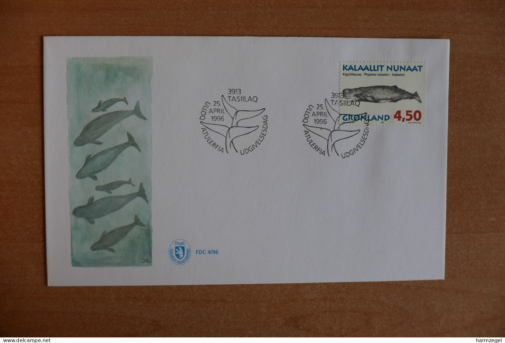 Fdc, Polar, Greenland, Whale - Arctic Tierwelt