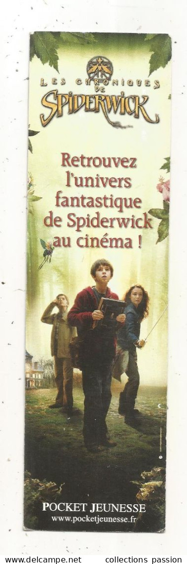 Marque-pages, LES CHRONIQUES SE SPIDERWICK ,pocket Jeunesse,  2 Scans ,frais Fr 1.65 E - Marcapáginas