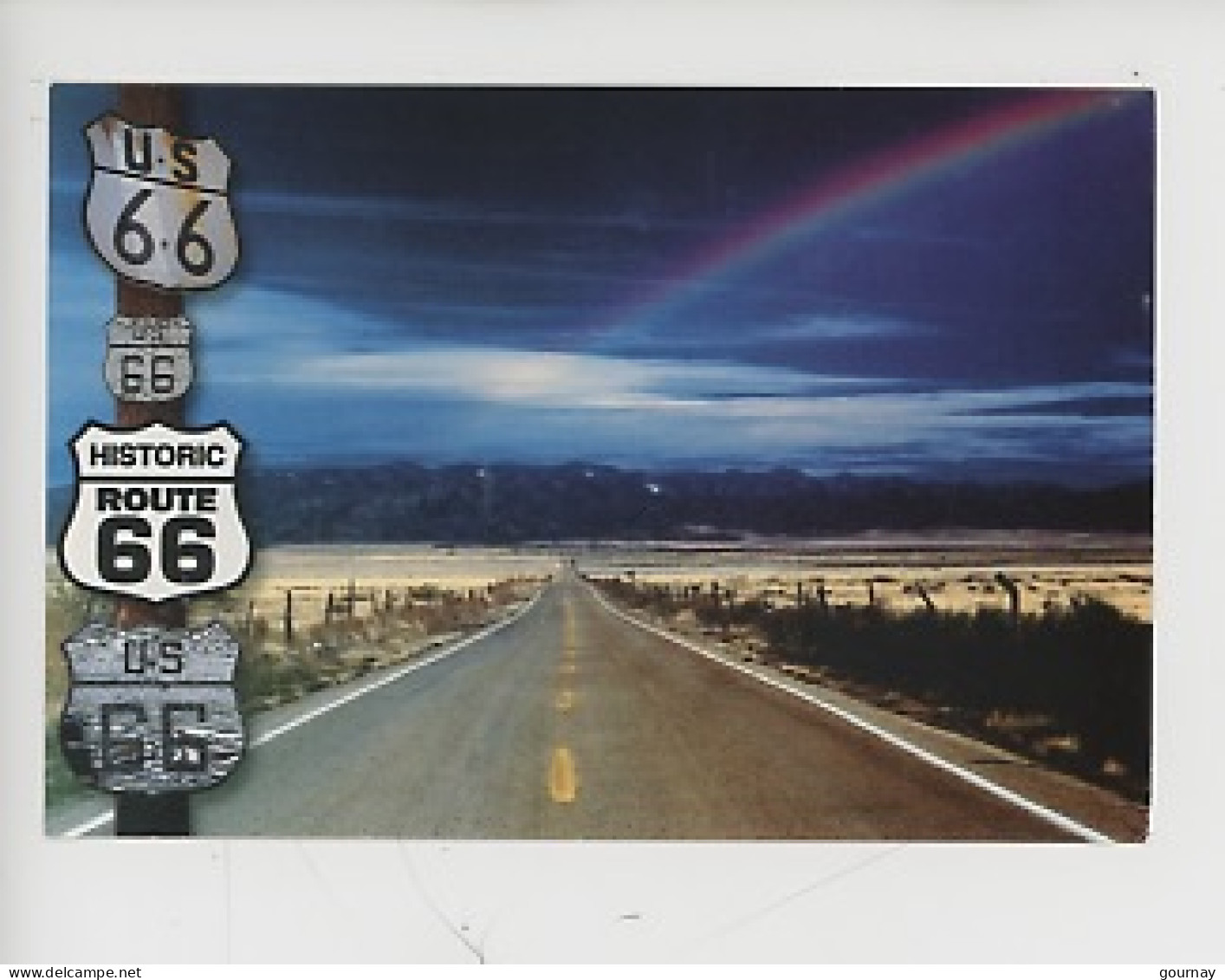 Route 66 - U.S. 6.6 Historic Route 66 (arc En Ciel Rainbow) - Route '66'